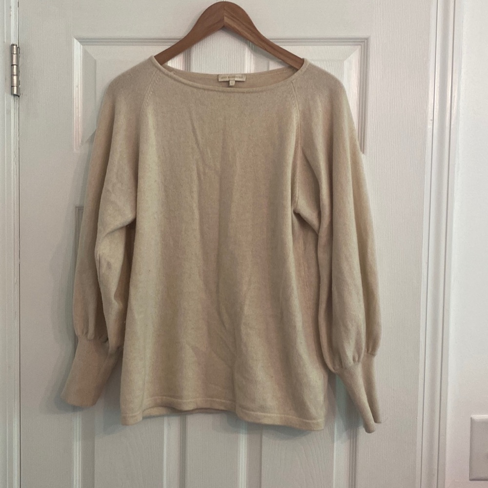 Gorgeous Ann Mashburn 100% cashmere sweater SIZE L